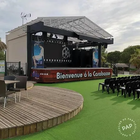 Campeggio Mobil La Carabasse Terrasse Fermée Hors Saison
